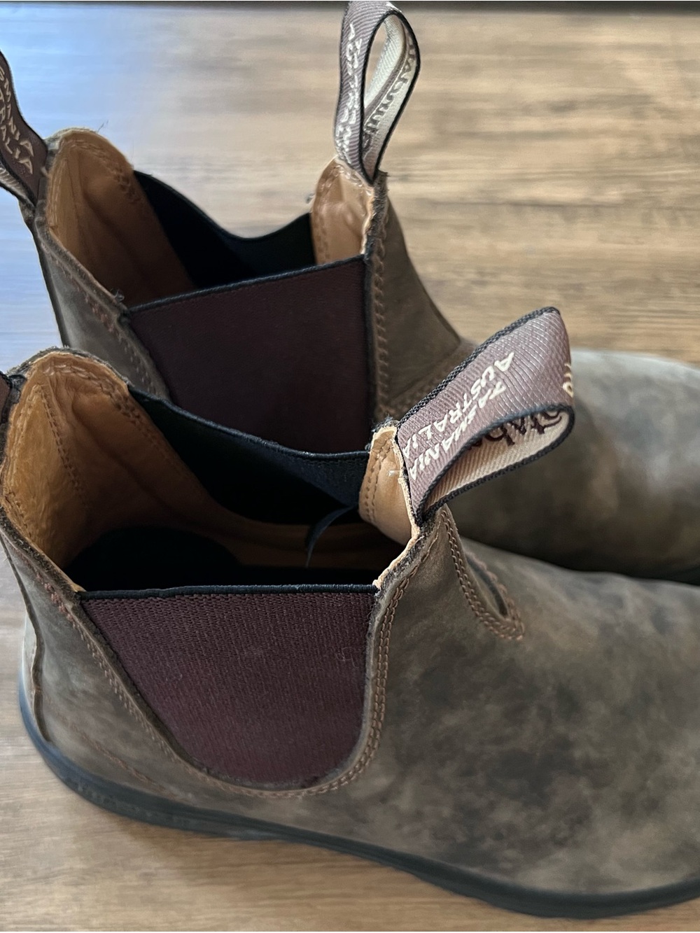 Blundstone 585 Rustic Brown Chelsea Boots Like New - Picture 3 of 7